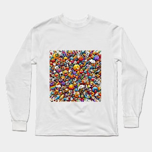 Doodle wall Long Sleeve T-Shirt